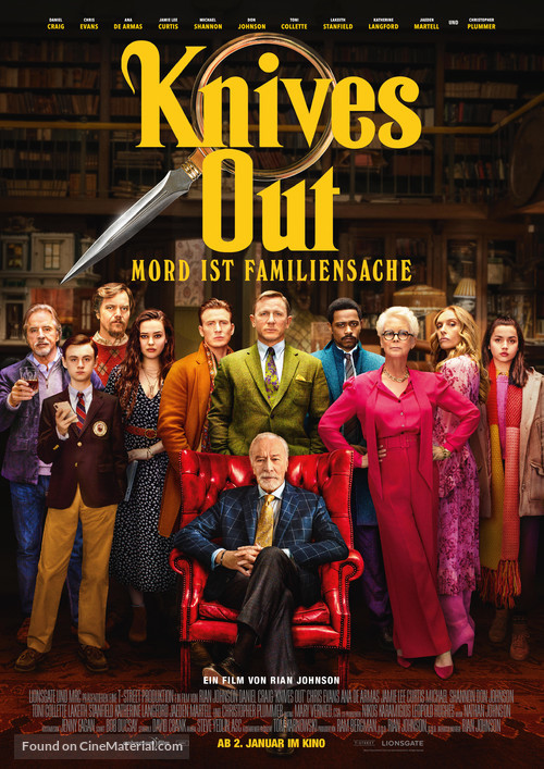 Knives Out - German Movie Poster