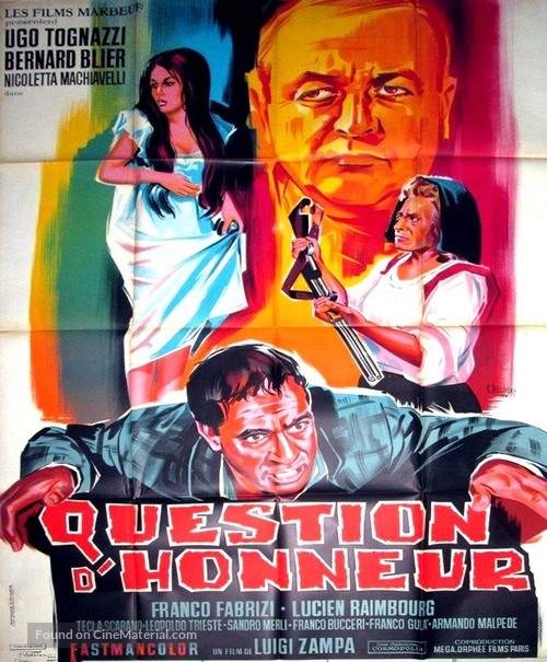 Una questione d&#039;onore - French Movie Poster