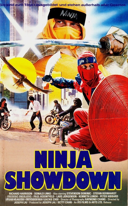 The Ninja Showdown - German VHS movie cover