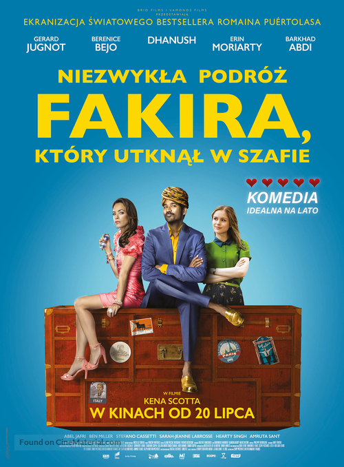 The Extraordinary Journey of the Fakir - Polish Movie Poster