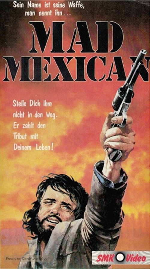 L&#039;Uomo dalla pistola d&#039;oro - German VHS movie cover