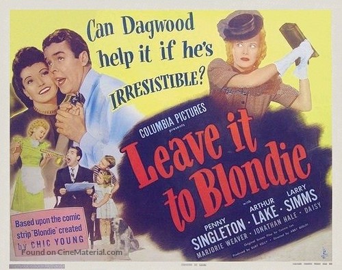 Leave It to Blondie - Movie Poster