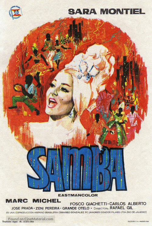 Samba - Spanish Movie Poster