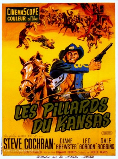 Quantrill&#039;s Raiders - French Movie Poster