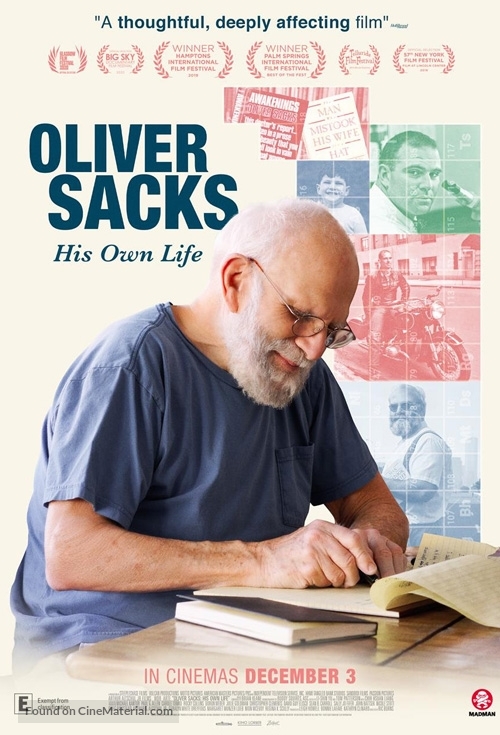 Oliver Sacks: His Own Life - Australian Movie Poster