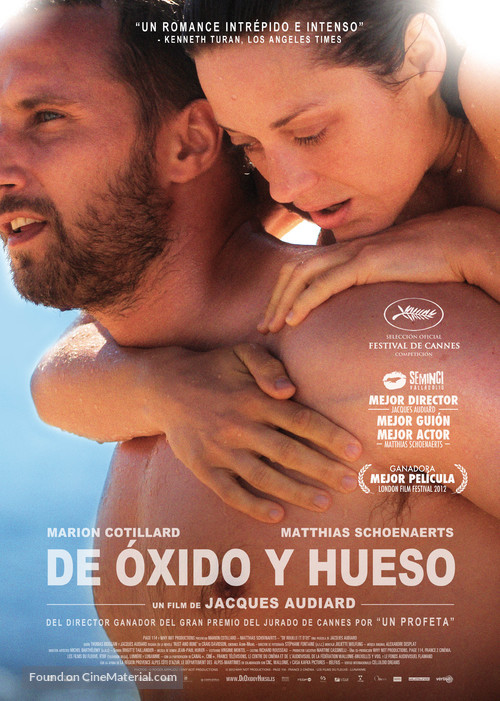 De rouille et d&#039;os - Spanish Movie Poster