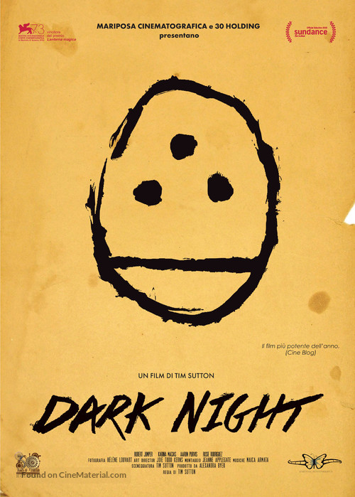 Dark Night - Italian Movie Poster