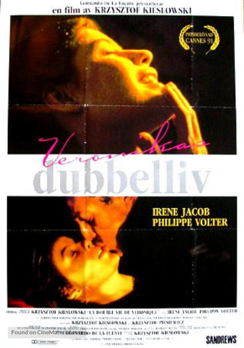 La double vie de V&eacute;ronique - Swedish Movie Poster