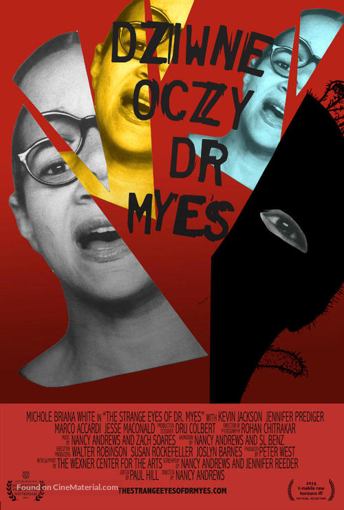 The Strange Eyes of Dr. Myes - Polish Movie Poster