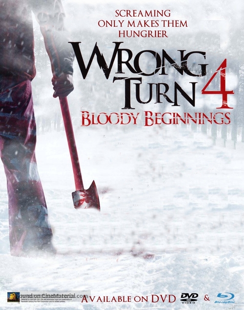 Wrong Turn 4 - Video release movie poster