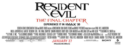 Resident Evil: The Final Chapter - Logo