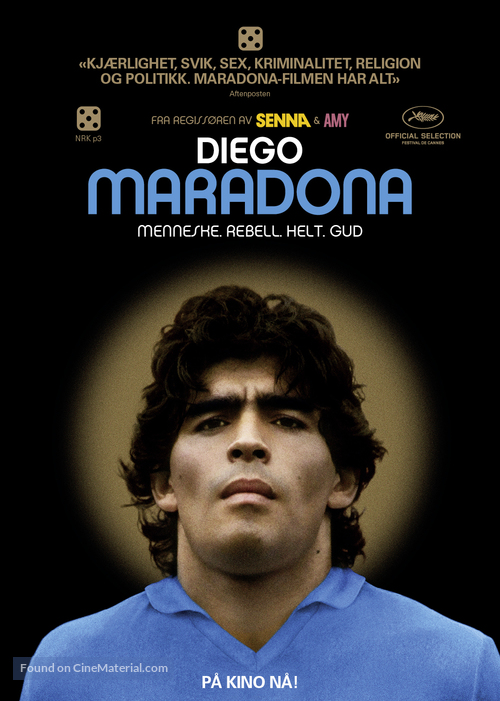 Diego Maradona - Norwegian Movie Poster