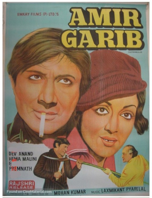 Amir Garib - Indian Movie Poster