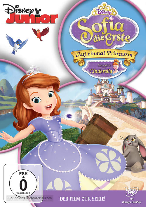 Sofia the First: Once Upon a Princess - German DVD movie cover