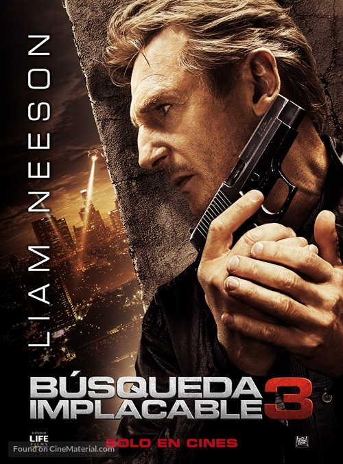Taken 3 - Uruguayan Movie Poster