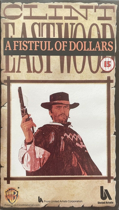 Per un pugno di dollari - British VHS movie cover