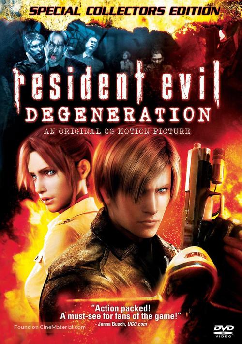 Resident Evil: Degeneration - DVD movie cover