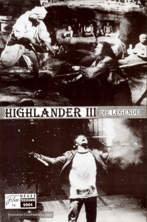 Highlander III: The Sorcerer - Austrian poster