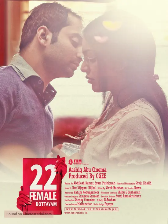 22 Female Kottayam - Indian Movie Poster