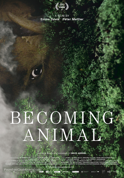 Becoming Animal - Swiss Movie Poster