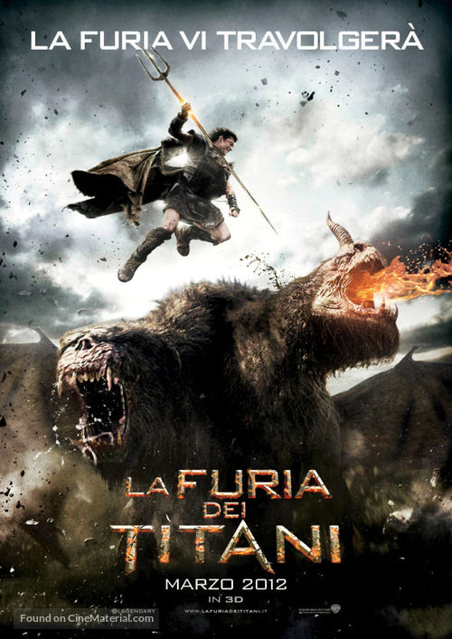 Wrath of the Titans - Italian Movie Poster