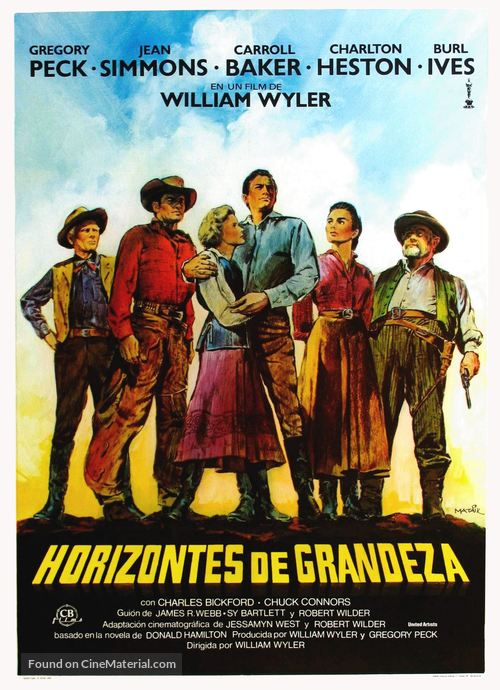 The Big Country - Spanish Movie Poster