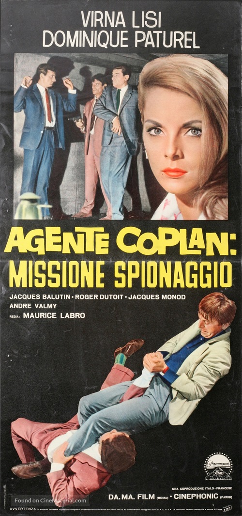 Coplan prend des risques - Italian Movie Poster