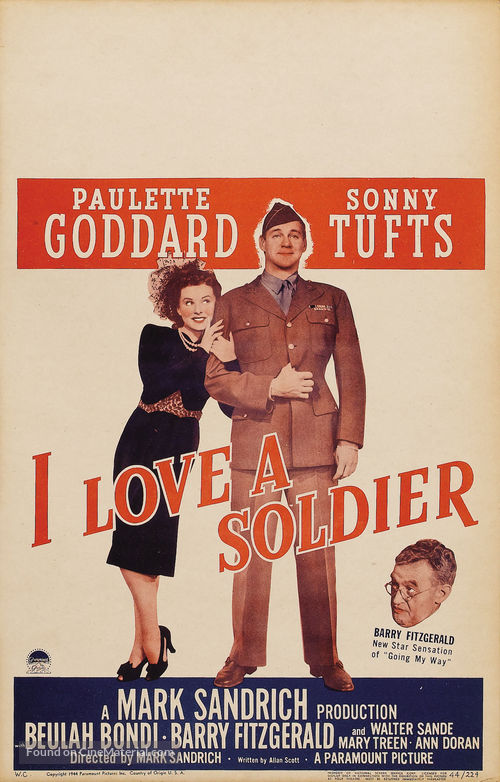 I Love a Soldier - Movie Poster