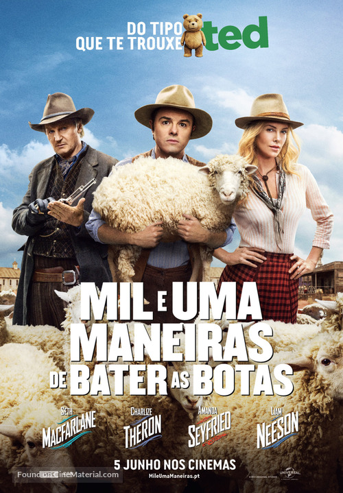 A Million Ways to Die in the West - Portuguese Movie Poster