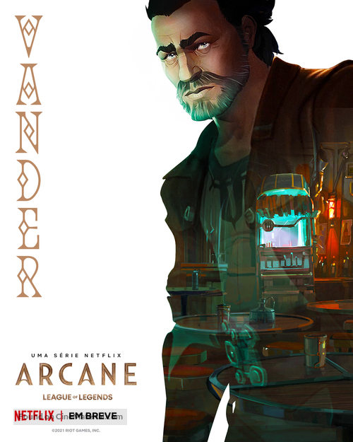 &quot;Arcane: League of Legends&quot; - Brazilian Movie Poster