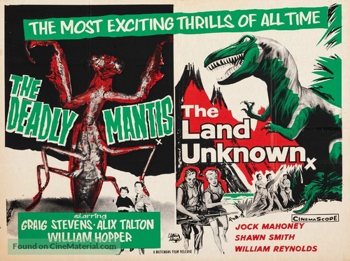 The Deadly Mantis - British Combo movie poster