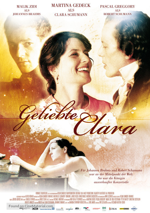 Geliebte Clara - German Movie Poster