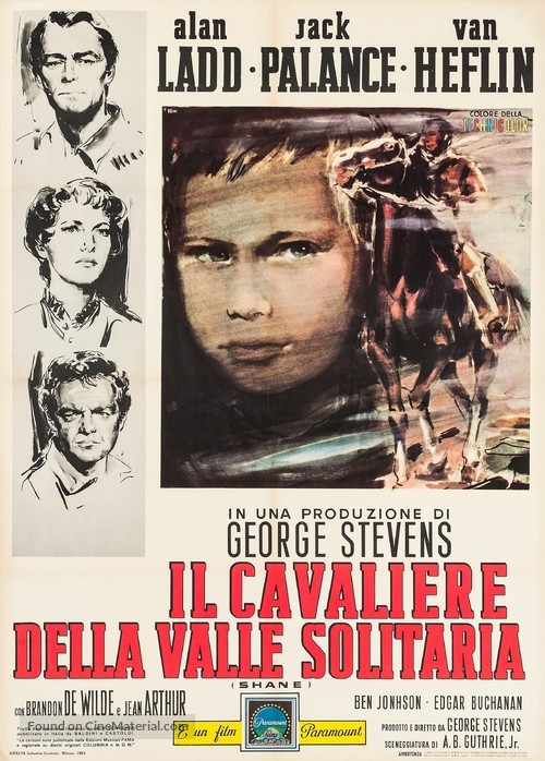 Shane - Italian Movie Poster