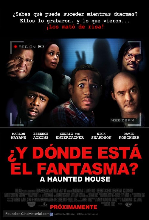 A Haunted House - Argentinian Movie Poster