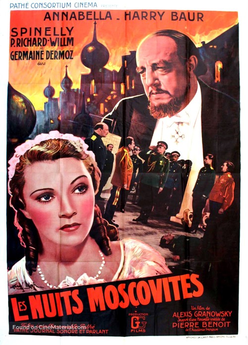 Les nuits moscovites - French Movie Poster