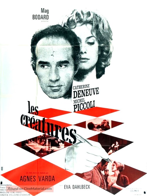 Les cr&eacute;atures - French Movie Poster
