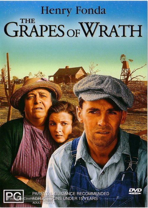 The Grapes of Wrath - Australian Movie Cover