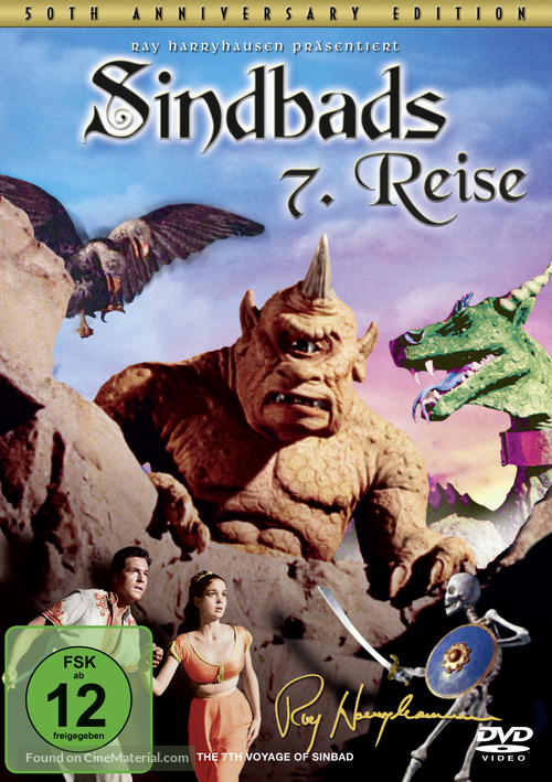 The 7th Voyage of Sinbad - German Movie Cover