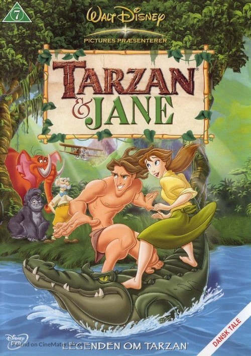 Tarzan &amp; Jane - Danish DVD movie cover