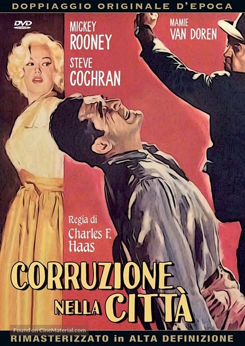 The Big Operator - Italian DVD movie cover