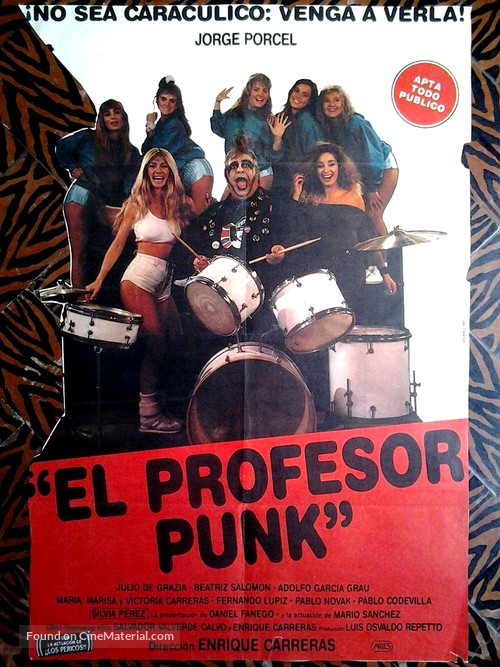 El profesor Punk - Argentinian Movie Poster