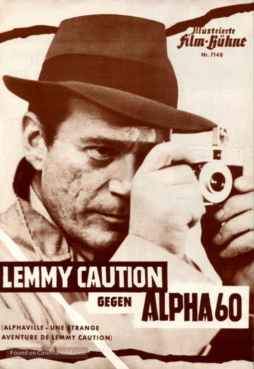 Alphaville, une &eacute;trange aventure de Lemmy Caution - German poster