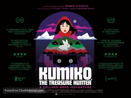 Kumiko, the Treasure Hunter - British Movie Poster