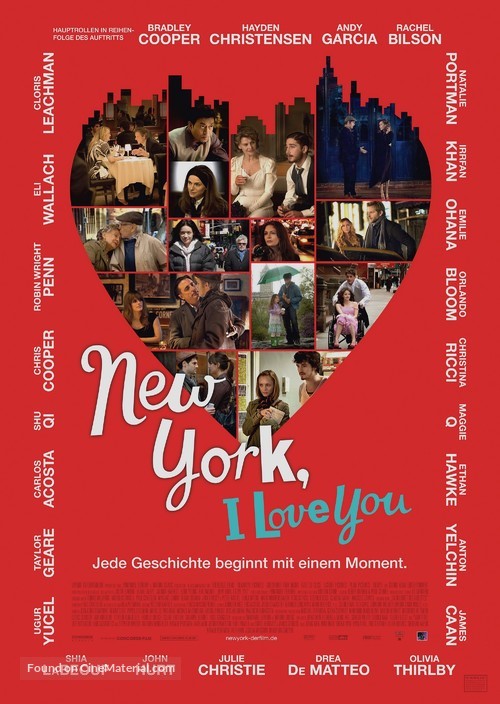 New York, I Love You - German Movie Poster