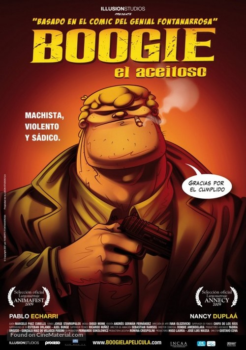 Boogie al aceitoso - Argentinian Movie Poster