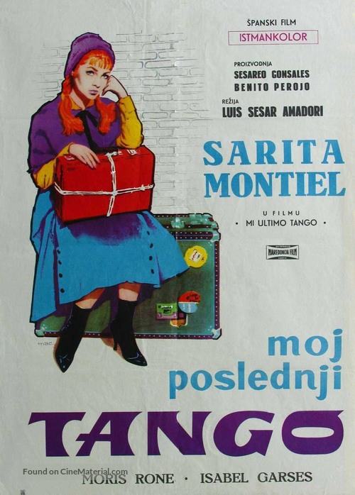 Mi &uacute;ltimo tango - Yugoslav Movie Poster