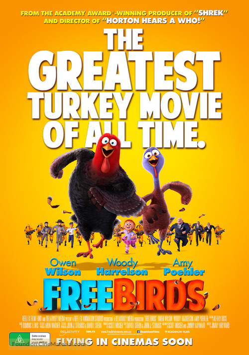 Free Birds - Australian Movie Poster