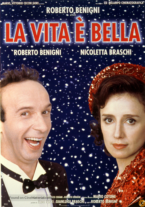 La vita &egrave; bella - Italian Movie Poster
