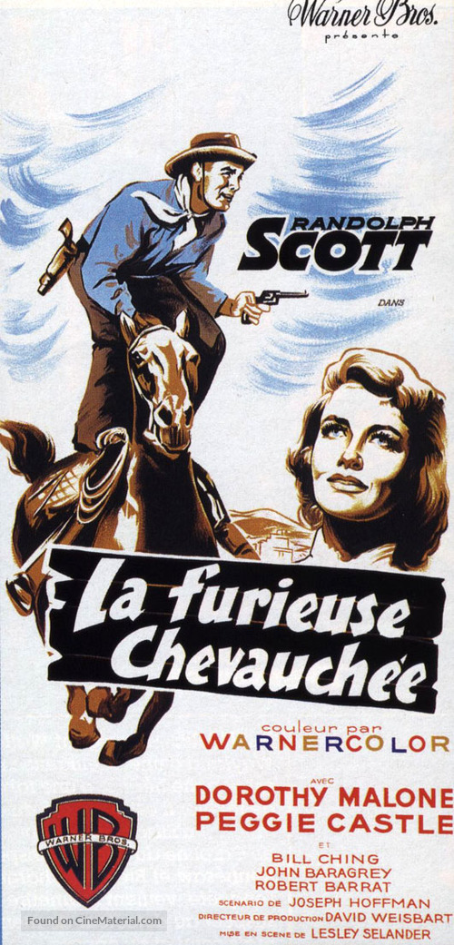 Tall Man Riding - French Movie Poster