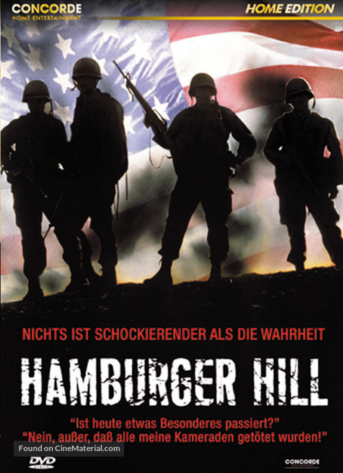 Hamburger Hill - German Movie Cover